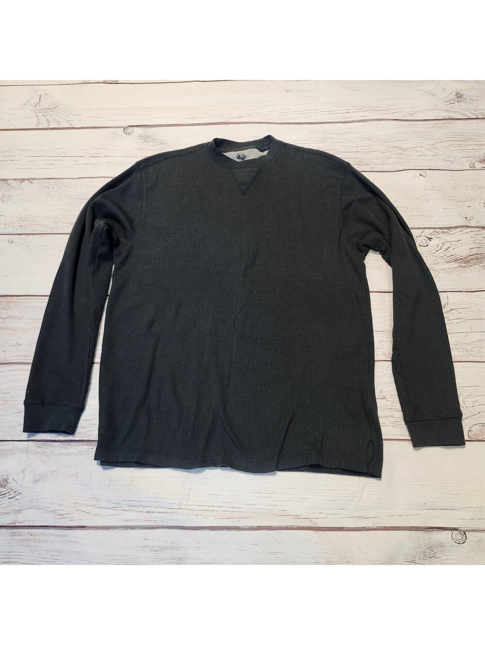 Alpine Lakes Men's Long Sleeve Thermal Shirt Gray Size LT